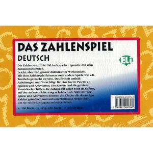 Das Zahlenspiel - Jeu Allemand - verso