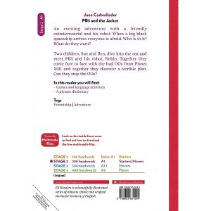 PB3 and the Jacket - Livre + Audio PB3 and the Jacket - Lecture graduée anglais - verso