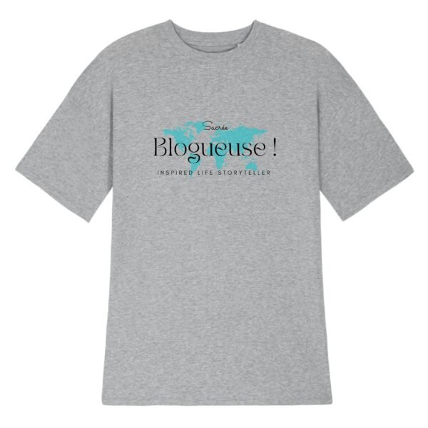 Robe T-shirt coton bio - Sacrée blogueuse ! ~ FR-EN