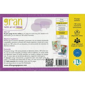 El Gran Juego de los Verbos / Le grand jeu des verbes ~ Jeu Espagnol ~ A2-B2 eli El gran juego de los verbos spa rec v ws 1 1