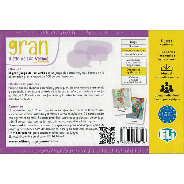 El Gran Juego de los Verbos / Le grand jeu des verbes ~ Jeu Espagnol ~ A2-B2 El Gran Juego de los Verbos / Le grand jeu des verbes ~ Jeu Espagnol ~ A2-B2 – Image 2