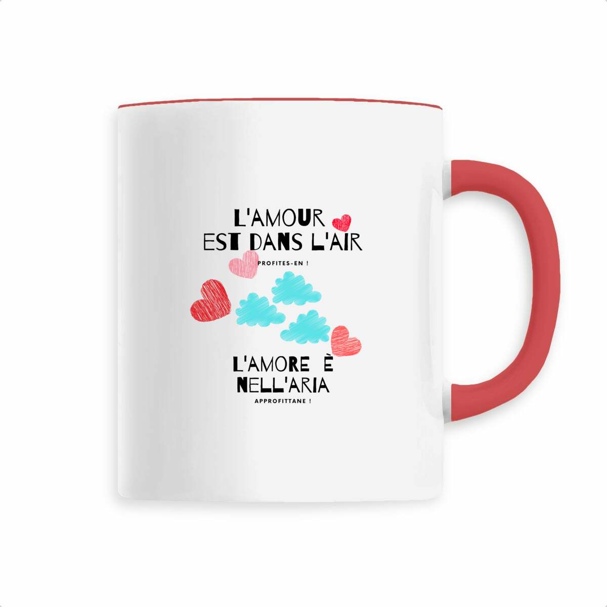 Mug - L'amour est dans l'air - bilingue FR - IT Mug - bilingue FR - IT
