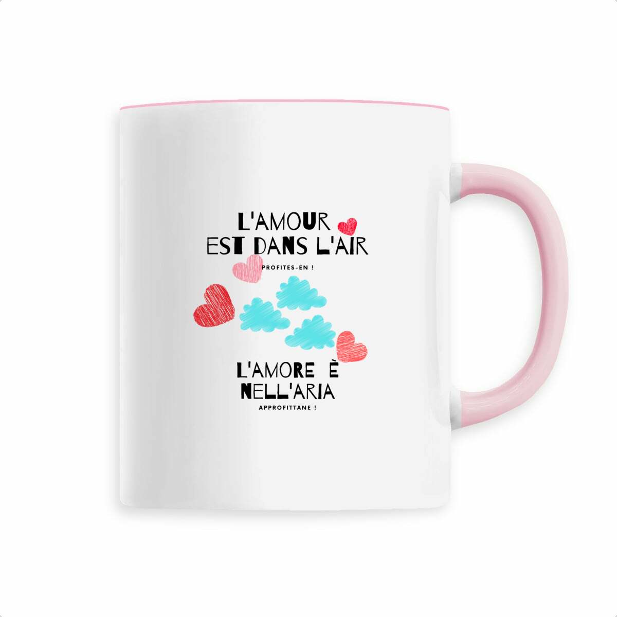 Mug - L'amour est dans l'air - bilingue FR - IT Mug - bilingue FR - IT