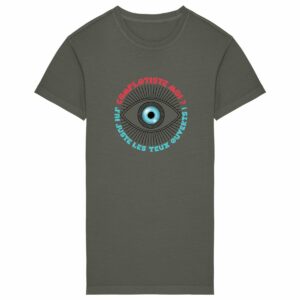 T-shirt Long femme 100% bio - Complotiste moi ? J'ai juste les yoeux ouverts !
